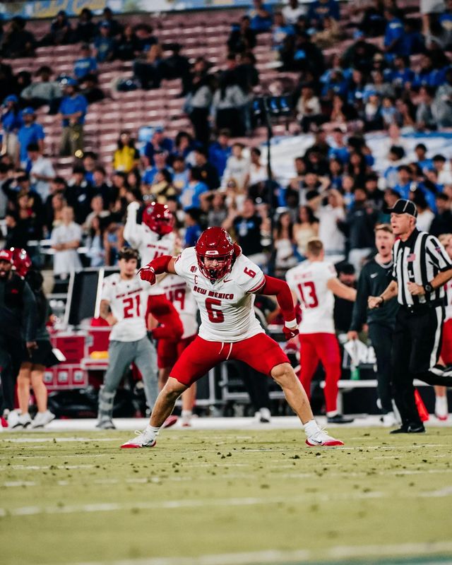 Jaxton Eck is a linebacker for the University of New Mexico.