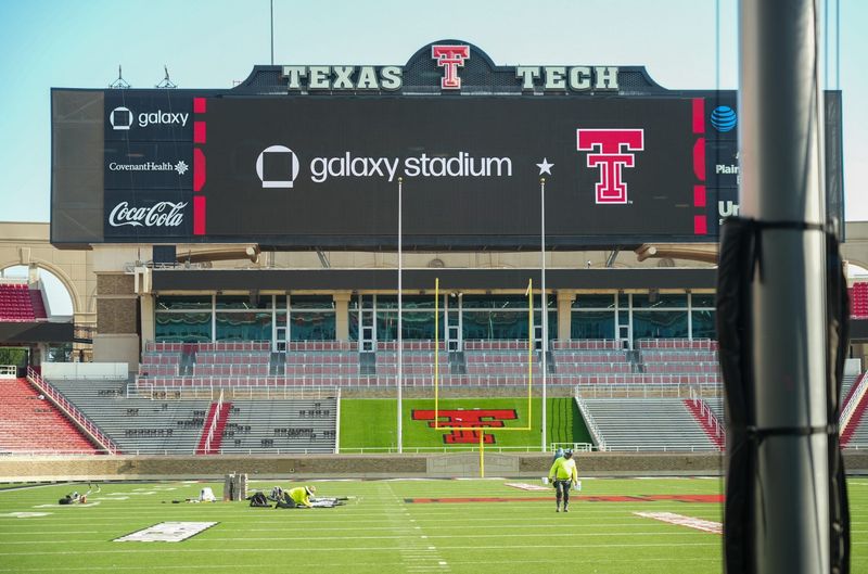 The Texas Tech football team holds local media day, Tuesday, Aug. 4, 2026, at Galaxy Stadium.