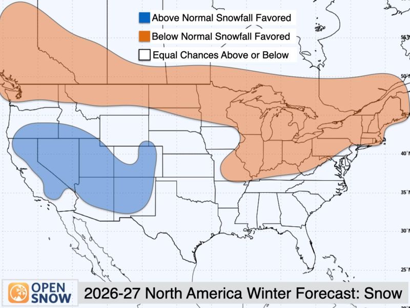 New Mexico could be in for a snowier-than-normal winter, with the strongest chances for above-average snowfall early and late in the season.