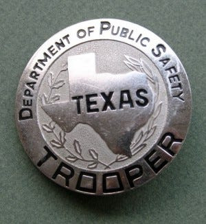 The Texas Dept. of Public Safety badge.