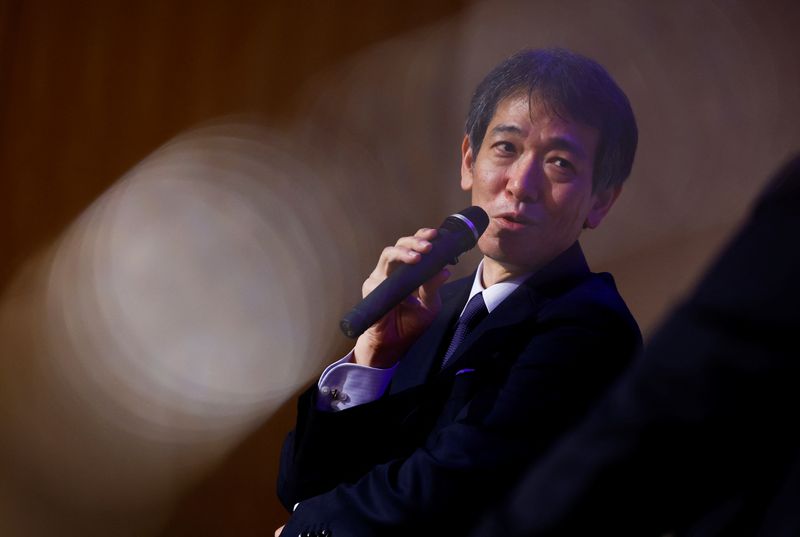 FILE PHOTO: Japan's Vice Finance Minister for International Affairs Atsushi Mimura attends a Reuters NEXT Newsmaker event in Tokyo, Japan January 21, 2025. REUTERS/Issei Kato/File Photo