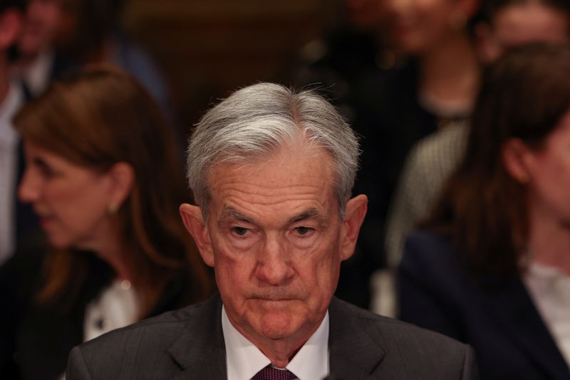 U.S. Federal Reserve Chair Jerome Powell attends a Senate Banking, Housing and Urban Affairs Committee hearing on "The Semiannual Monetary Policy Report to the Congress," on Capitol Hill in Washington, D.C., U.S., June 25, 2025. REUTERS/Kevin Mohatt
