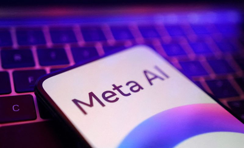 FILE PHOTO: Meta AI logo is seen in this illustration created on May 20, 2024. REUTERS/Dado Ruvic/Illustration/File Photo
