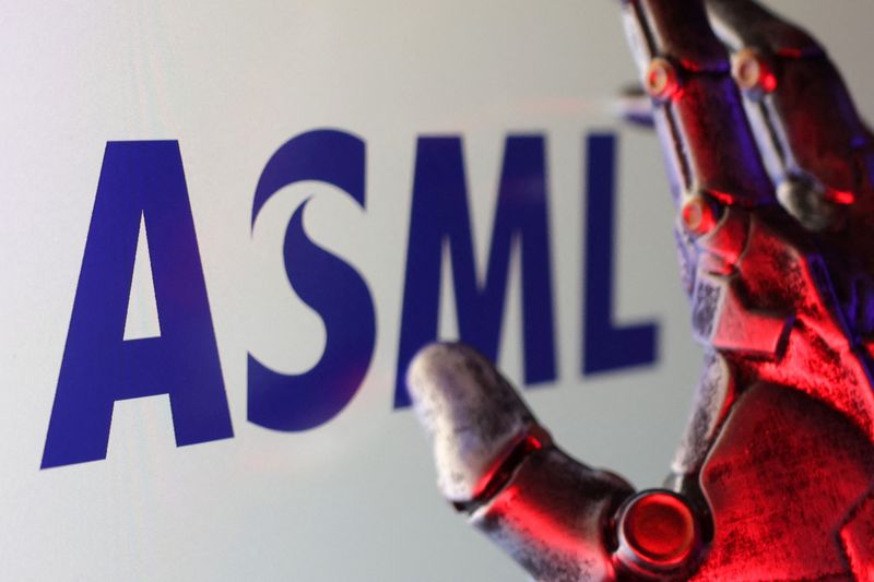 ASML logo is seen in this illustration taken February 16, 2025. REUTERS/Dado Ruvic/Illustration