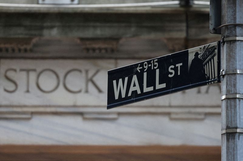 FILE PHOTO: A view shows the New York Stock Exchange (NYSE) Wall Street entrance in New York City, U.S., April 7, 2025. REUTERS/Kylie Cooper/File Photo