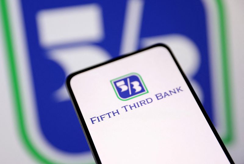 FILE PHOTO: Fifth Third Bank logo is seen in this illustration taken, April 23, 2024. REUTERS/Dado Ruvic/Illustration/File Photo