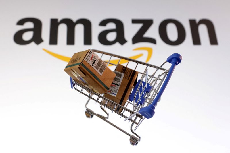 FILE PHOTO: Amazon logo is seen in this illustration taken February 11, 2025. REUTERS/Dado Ruvic/Illustration/File Photo