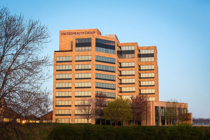 FILE PHOTO: UnitedHealth Group's headquarters building is seen in Minnetonka, Minnesota, U.S. in this handout picture taken in 2019. UnitedHealth Group/Handout via REUTERS /File Photo