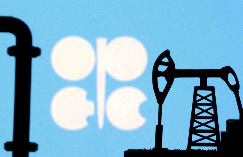 FILE PHOTO: OPEC logo is seen in this illustration taken, October 8, 2023. REUTERS/Dado Ruvic/File Photo