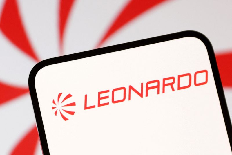 Leonardo logo is seen in this illustration taken July 26, 2025. REUTERS/Dado Ruvic/Illustration