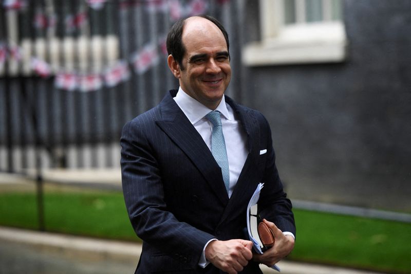 FILE PHOTO: CEO of Legal & General Group Antonio Simoes leaves Downing Street after meeting with Chancellor of the Exchequer Rachel Reeves, in London, Britain, July 9, 2024. REUTERS/Chris J. Ratcliffe/File Photo