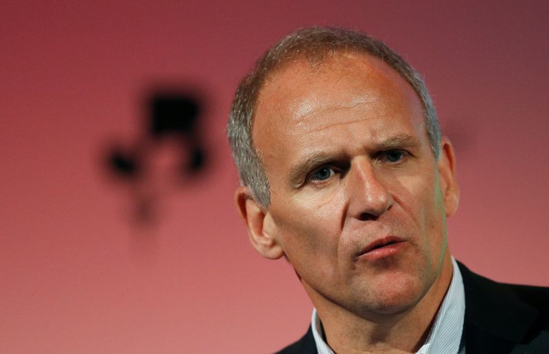 Dave Lewis speaks at the British Chamber of Commerce annual conference in London, Britain, March 28, 2019. REUTERS/Peter Nicholls