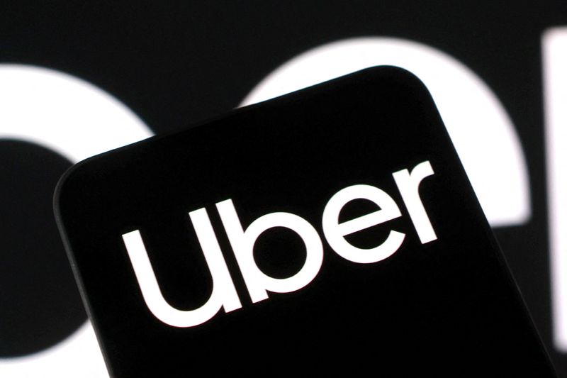 Uber logo is seen in this illustration taken August 5, 2025. REUTERS/Dado Ruvic/Illustration