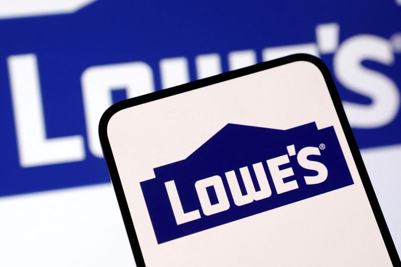 LOWE'S logo is seen in this illustration taken, February 11, 2025. REUTERS/Dado Ruvic/Illustration