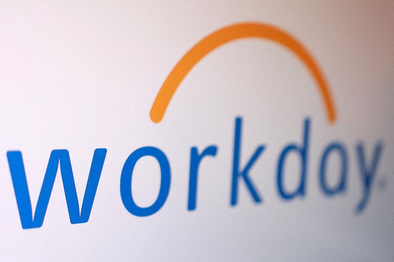 FILE PHOTO: A Workday logo appears in this illustration taken August 18, 2025. REUTERS/Dado Ruvic/Illustration/File Photo