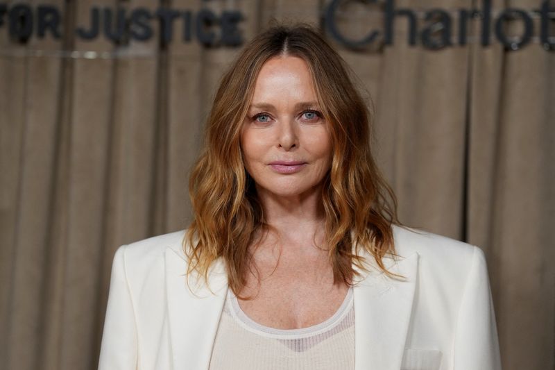 Fashion designer Stella McCartney attends George and Amal Clooney's annual fundraiser 'The Albie Awards' in London, Britain, October 3, 2025. REUTERS/Maja Smiejkowska