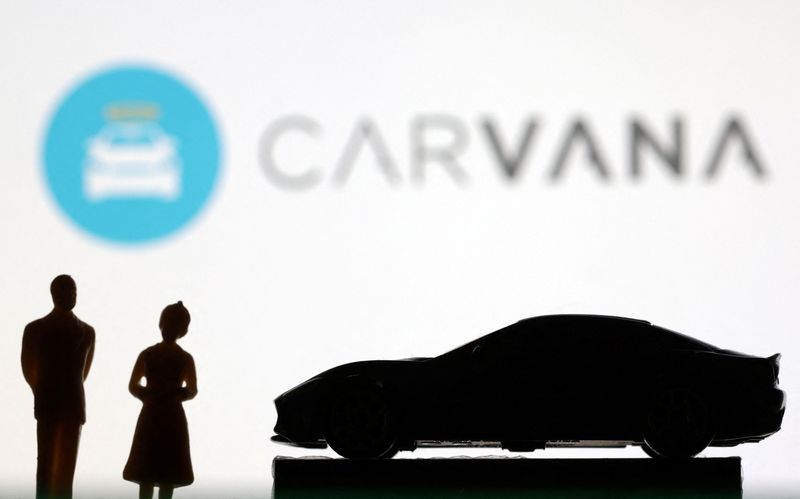 Carvana logo is seen in this illustration taken June 27, 2022. REUTERS/Dado Ruvic/Illustration