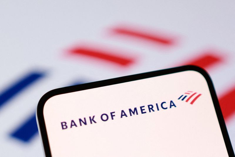 Bank of America logo appears in this illustration taken December 1, 2025. REUTERS/Dado Ruvic/Illustration