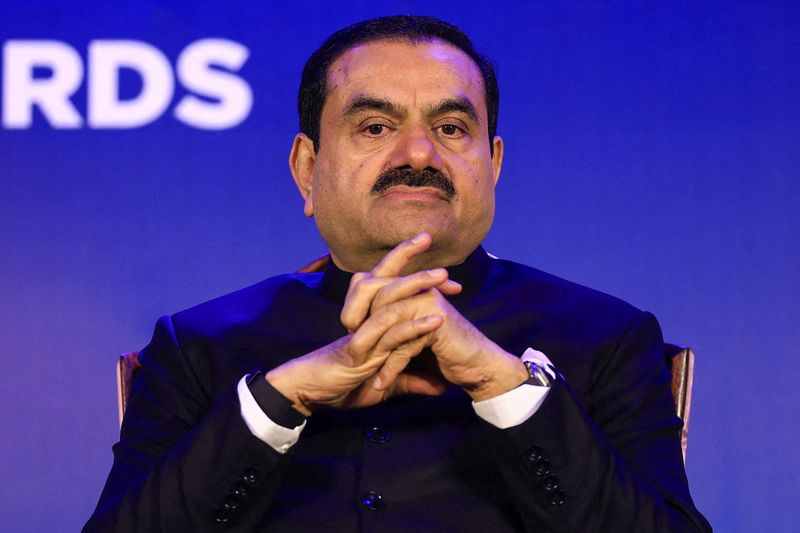 FILE PHOTO: Indian billionaire Gautam Adani attends the 51st Gems and Jewellery Awards in Jaipur, India, November 30, 2024. REUTERS/Stringer/File Photo