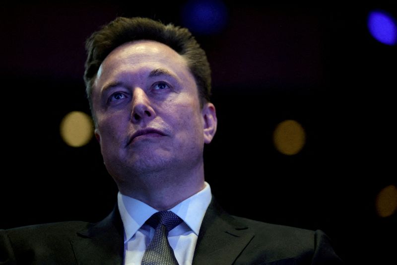 FILE PHOTO: Elon Musk attends the U.S.-Saudi Investment Forum in Washington, D.C., U.S., November 19, 2025. REUTERS/Evelyn Hockstein/File Photo