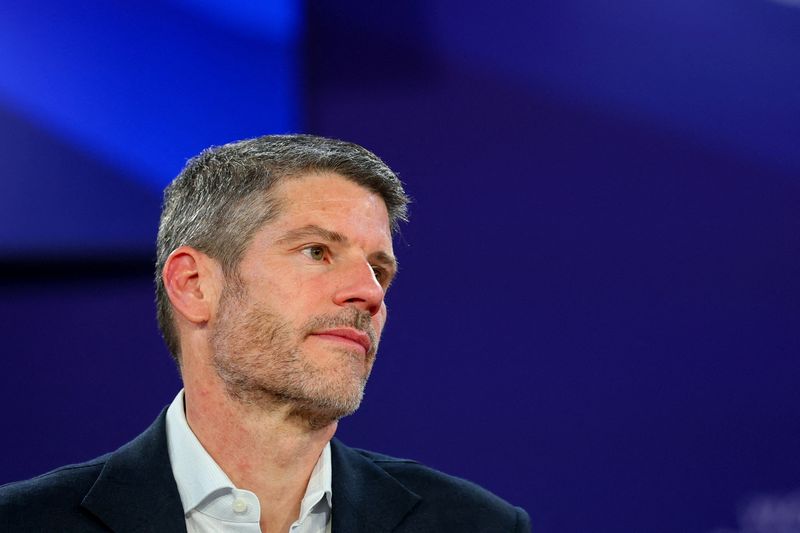 FILE PHOTO: Julius Baer CEO Stefan Bollinger attends the 56th annual World Economic Forum (WEF) meeting in Davos, Switzerland, January 20, 2026. REUTERS/Denis Balibouse/File Photo