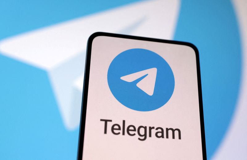 Telegram app logo is seen in this illustration taken, August 27, 2024. REUTERS/Dado Ruvic/Illustration