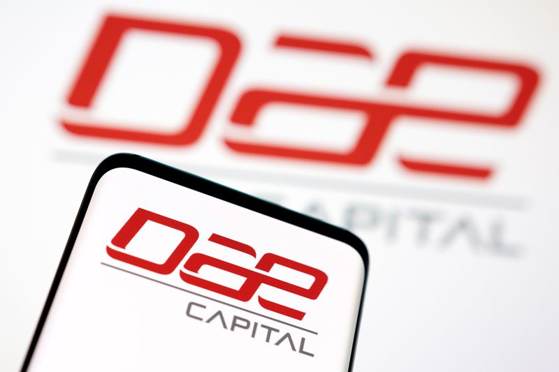 DAE Captial logo is seen displayed in this illustration taken, May 4, 2022. REUTERS/Dado Ruvic/Illustration