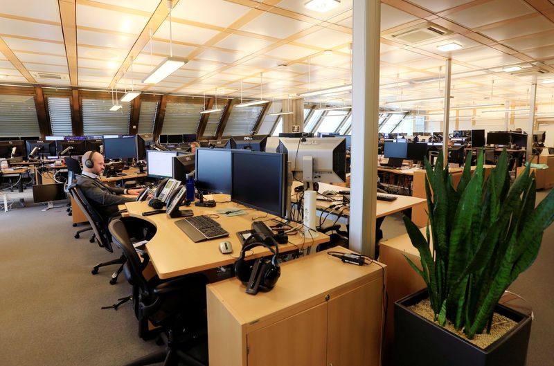 The trading floor of Norges Bank Investment Management, the Nordic country's sovereign wealth fund in Oslo, Norway, June 2, 2017. REUTERS/Ints Kalnins