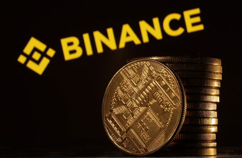 Binance logo is seen in this illustration taken March 31, 2023. REUTERS/Dado Ruvic/Illustration