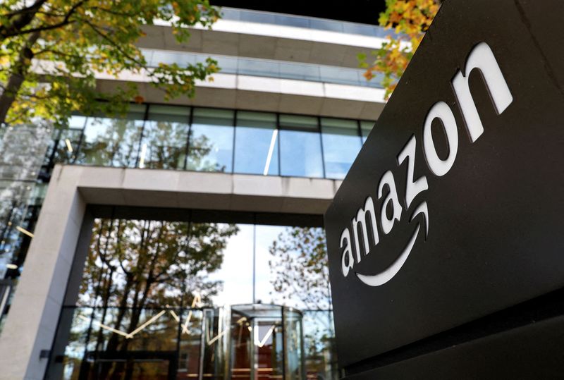 FILE PHOTO: Amazon Ireland corporate offices in Dublin, Ireland, October 28, 2025. REUTERS/Damien Eagers/File Photo