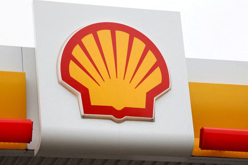 A view shows a logo of Shell petrol station in South East London, Britain, February 2, 2023. REUTERS/May James