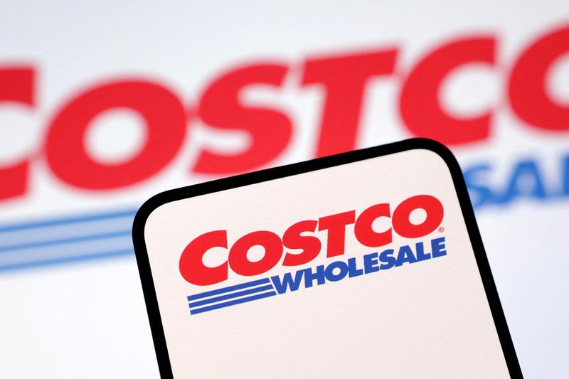 FILE PHOTO: Costco logo is seen in this illustration taken, February 11, 2025. REUTERS/Dado Ruvic/Illustration/File Photo