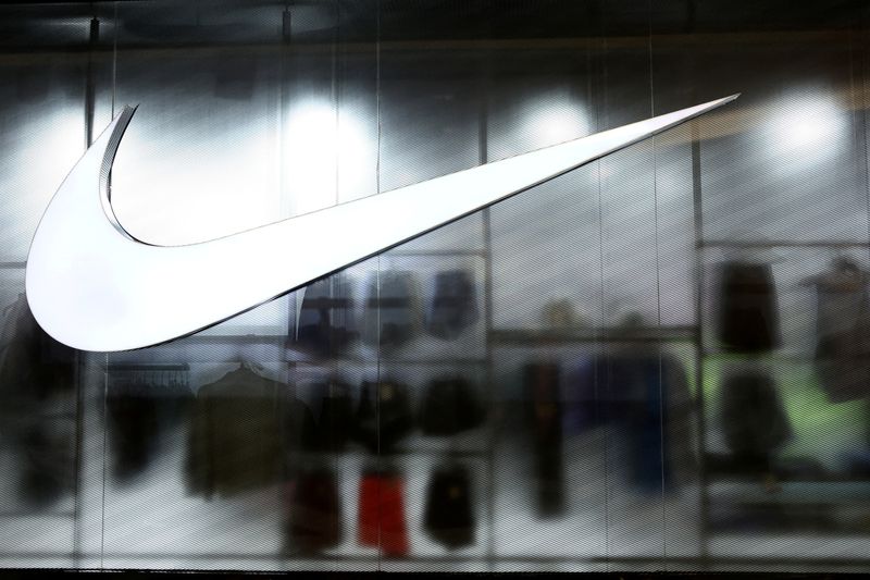 FILE PHOTO: Pieces of clothes are displayed inside the Nike store, during Christmas season at the RIOSUL Shopping Center in Rio de Janeiro, Brazil December 23, 2025. REUTERS/Pilar Olivares/File Photo