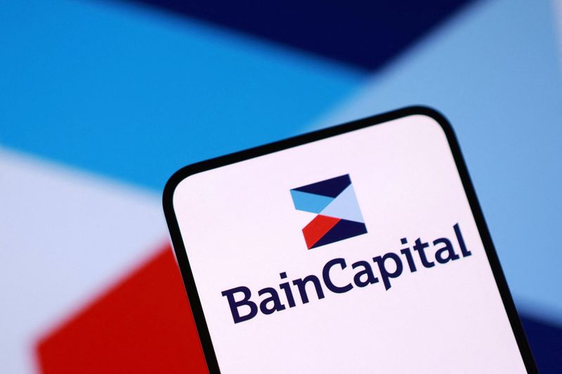 The Bain Capital logo is seen in this illustration taken February 4, 2026. REUTERS/Dado Ruvic/Illustration