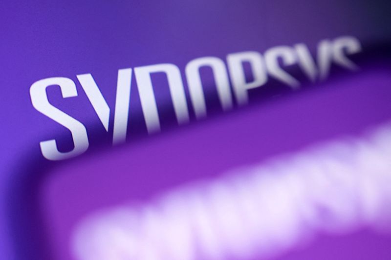 Synopsys logo is seen in this illustration taken September 9, 2025. REUTERS/Dado Ruvic/Illustration