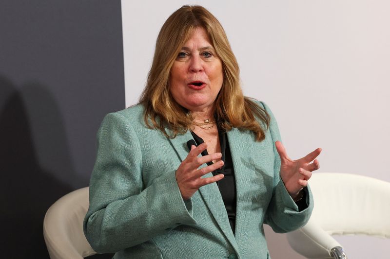 Kathleen Quirk, President & Chief Executive Officer at Freeport-McMoRan, speaks during the Reuters NEXT conference in New York City, U.S., December 4, 2025.  REUTERS/Brendan McDermid/File Photo