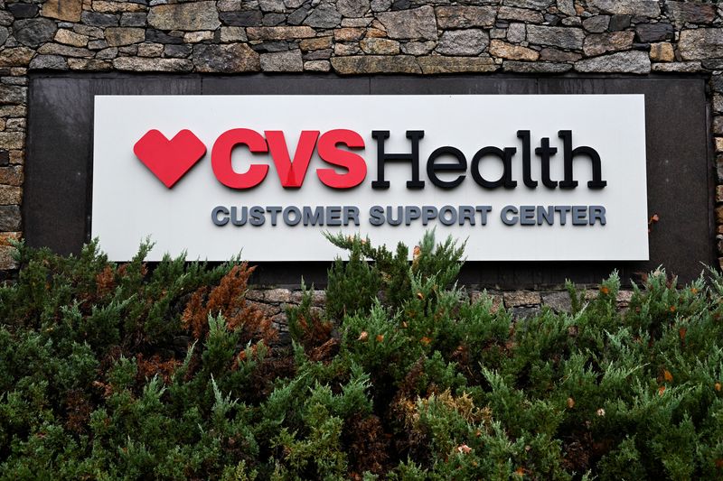 A general view shows a sign of CVS Health Customer Support Center in CVS headquarters of CVS Health Corp in Woonsocket, Rhode Island, U.S. October 30, 2023. REUTERS/Faith Ninivaggi
