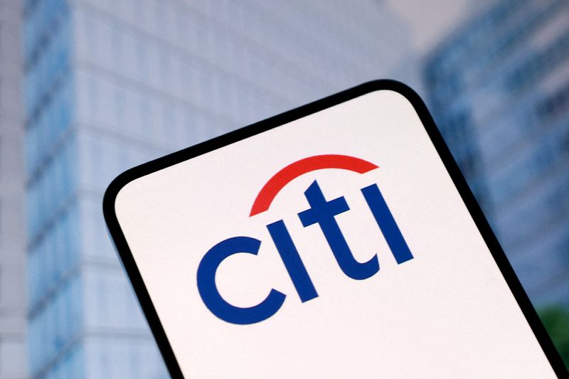 FILE PHOTO: Citi Bank logo appears in this illustration taken December 1, 2025. REUTERS/Dado Ruvic/Illustration/File Photo