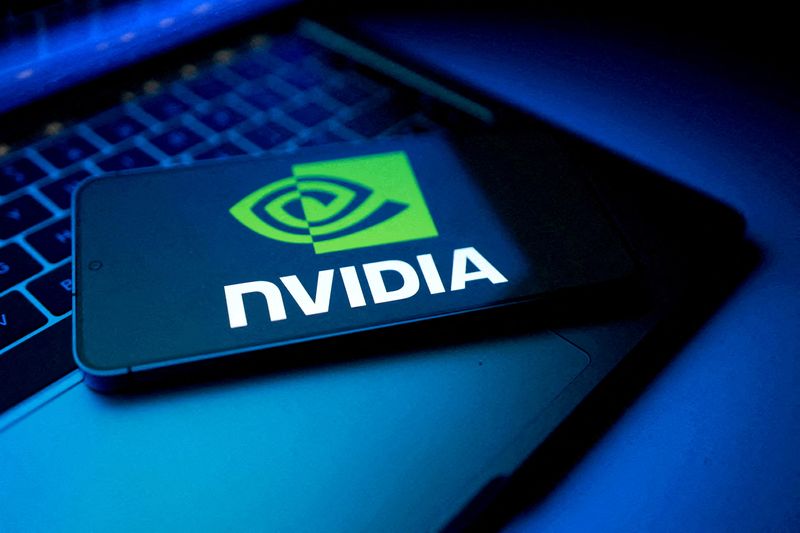 FILE PHOTO: A Nvidia logo appears in this illustration created on August 25, 2025. REUTERS/Dado Ruvic/Illustration/File Photo