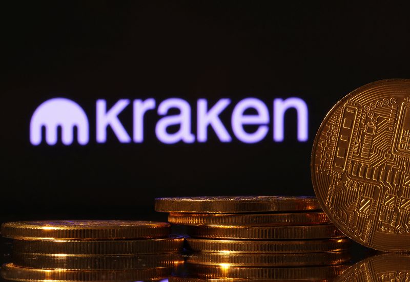 Kraken cryptocurrency exchange logo is seen in this illustration taken July 28, 2022. REUTERS/Dado Ruvic/Illustration
