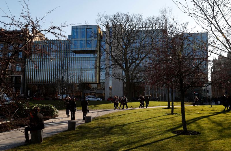 The offices of Standard Life Aberdeen in Saint Andrew Square Edinburgh, Scotland, Britain February 15, 2019.REUTERS/Russell Cheyne