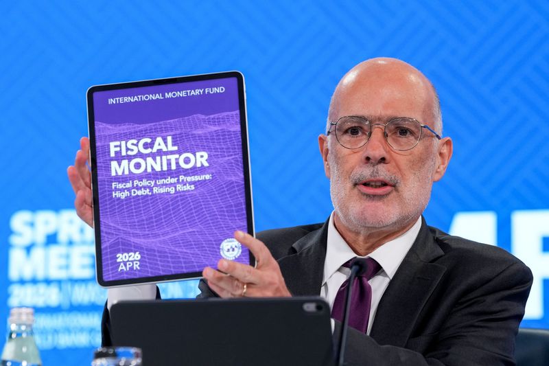 Director of the Fiscal Affairs Department Rodrigo Valdes attends the International Monetary Fund (IMF)/World Bank Spring Meetings in Washington, D.C., U.S., April 15, 2026. REUTERS/Ken Cedeno