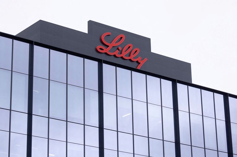 FILE PHOTO: Lilly Biotechnology Center is shown in San Diego, California, U.S. March 1, 2023  REUTERS/Mike Blake/File Photo