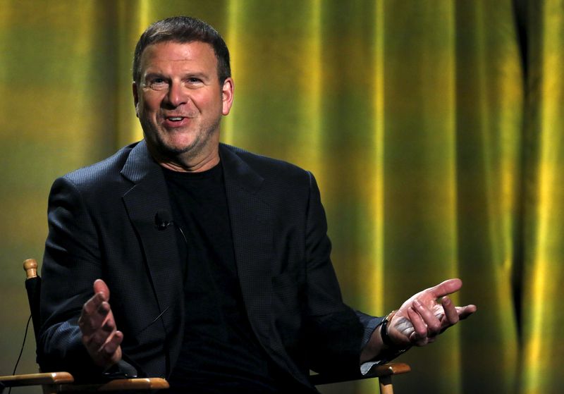 FILE PHOTO: Tilman J. Fertitta speaks at a panel for the television series "Billion Dollar Buyer" during the NBCUniversal summer press day in Westlake Village, California, April 1, 2016. REUTERS/Mario Anzuoni/File Photo