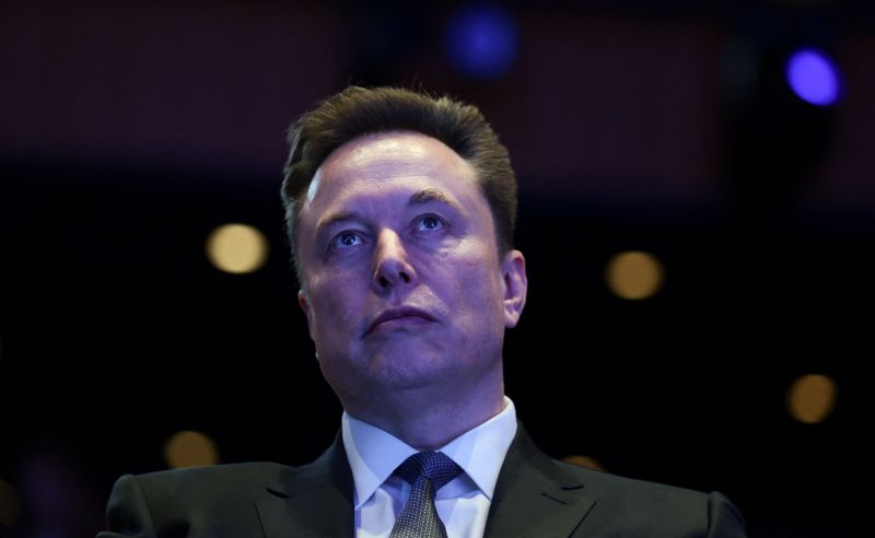 Elon Musk attends the U.S.-Saudi Investment Forum in Washington, D.C., U.S., November 19, 2025. REUTERS/Evelyn Hockstein
