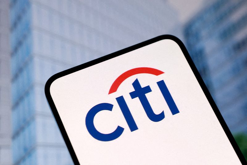 FILE PHOTO: Citi Bank logo appears in this illustration taken December 1, 2025. REUTERS/Dado Ruvic/Illustration/File Photo/File Photo