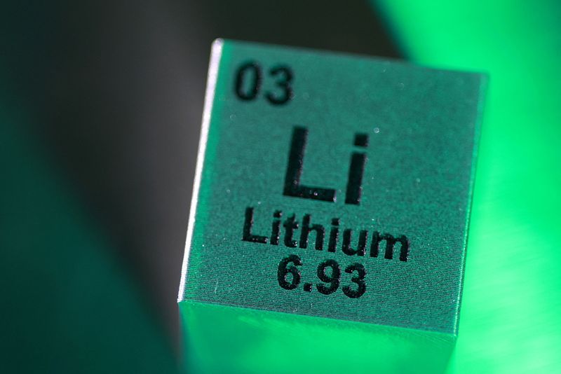 A block with the symbol, atomic number and mass number of Lithium (Li) element, in this illustration taken January 21, 2026. REUTERS/Dado Ruvic/Illustration