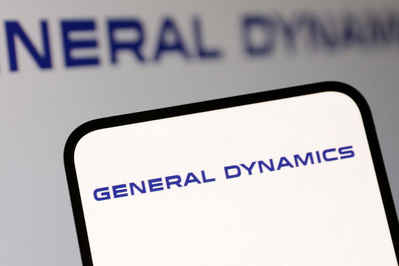 General Dynamics logo is seen in this illustration taken July 26, 2025. REUTERS/Dado Ruvic/Illustration