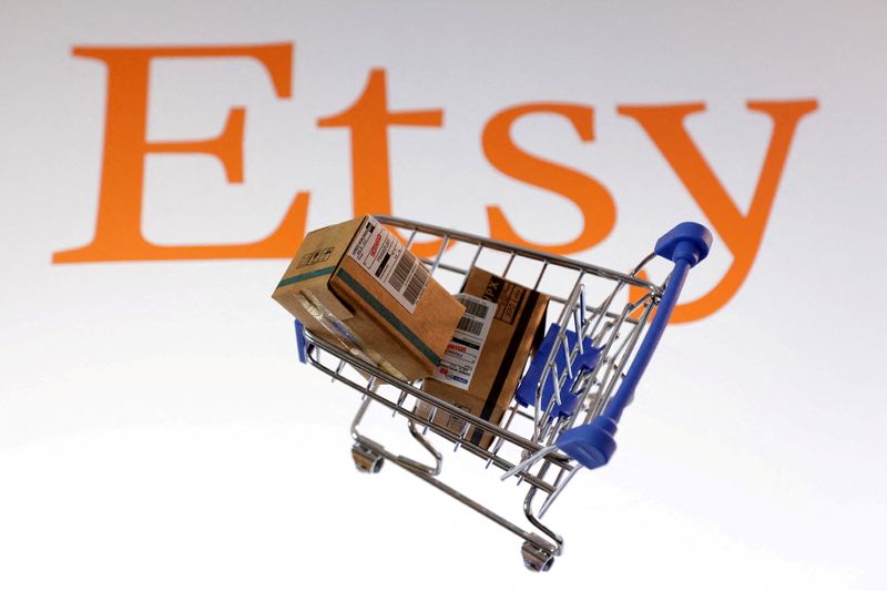 FILE PHOTO: Etsy logo is seen in this illustration taken, February 11, 2025. REUTERS/Dado Ruvic/Illustration/File Photo