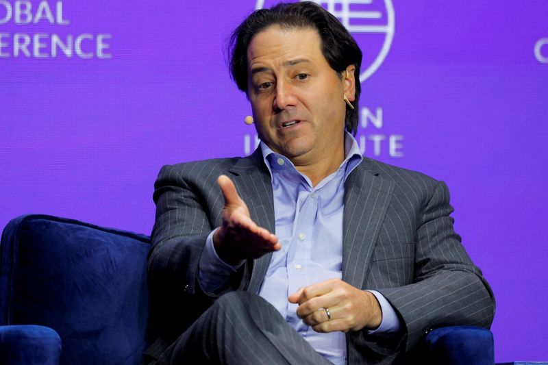 Director, Co-Founder, and CEO at Ares Management Michael Arougheti attends the Milken Conference 2025 in Beverly Hills, California, U.S., May 6, 2025. REUTERS/Mike Blake